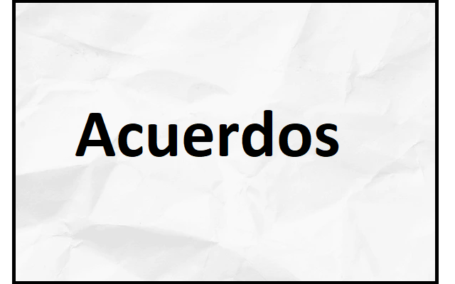 acuerdos