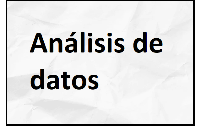 análisis de datos