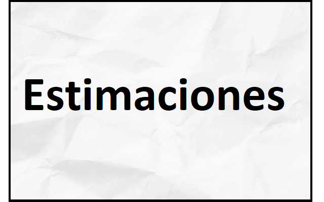 estimaciones