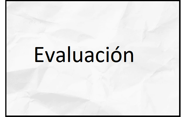 evaluación