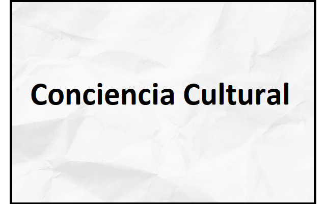 conciencia cultural