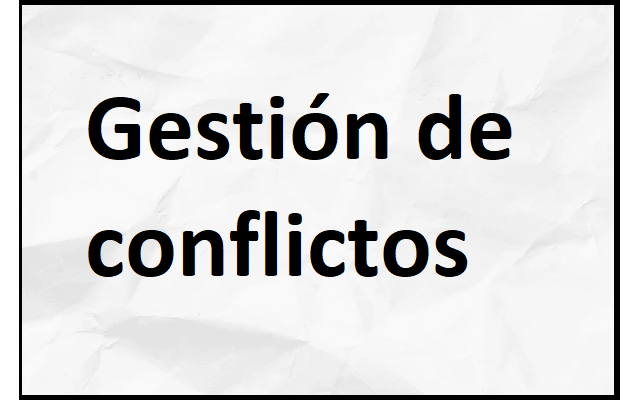 gestión de conflictos