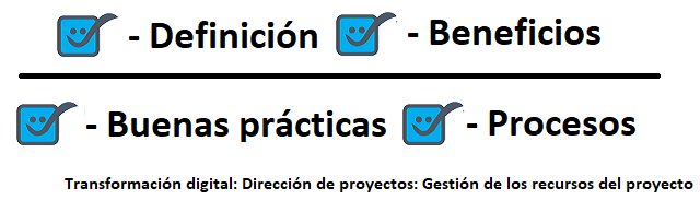 gestión de los recursos del proyecto