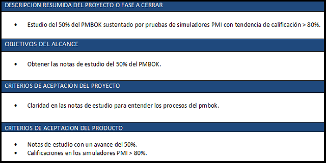 informe final